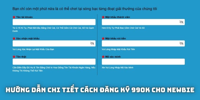 Hướng dẫn cụ thể quy trình đăng ký 99OK dành cho người mới